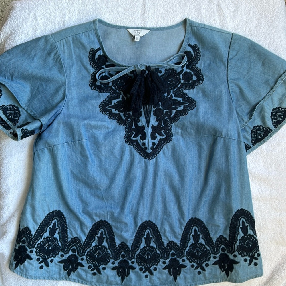 Embroidered Top